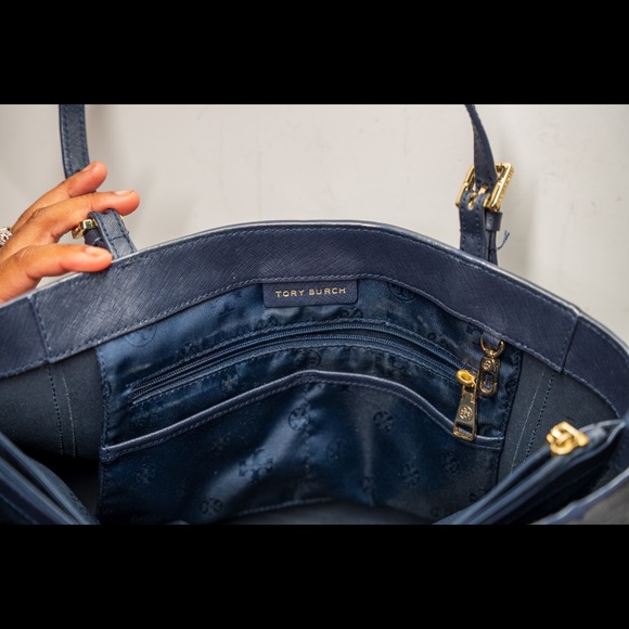 Tory Burch Navy blue handbag - Picture 3 of 6